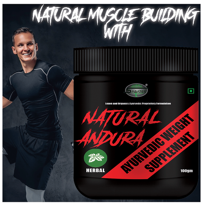 Sabates Natural Andura Ayurvedic Weight Supplement Sabates