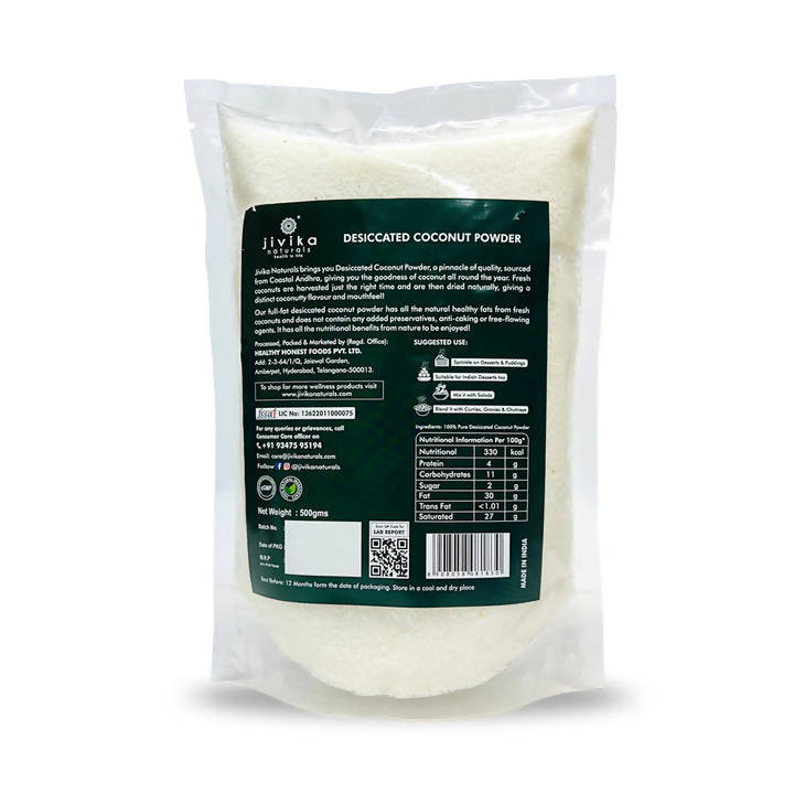 Jivika Naturals Desiccated Coconut Powder Jivika Naturals