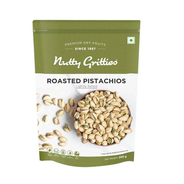 Nutty Gritties California Roasted Pistachios Lightly Salted - Safuron