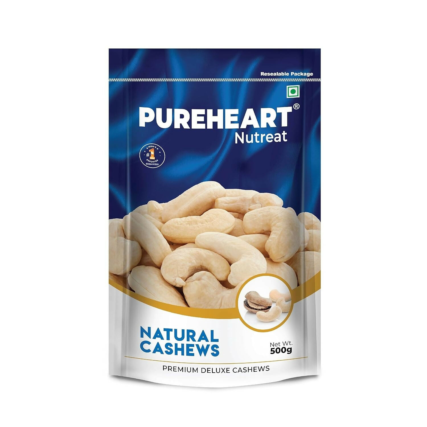 Pureheart Nutreat Natural Cashews - Safuron
