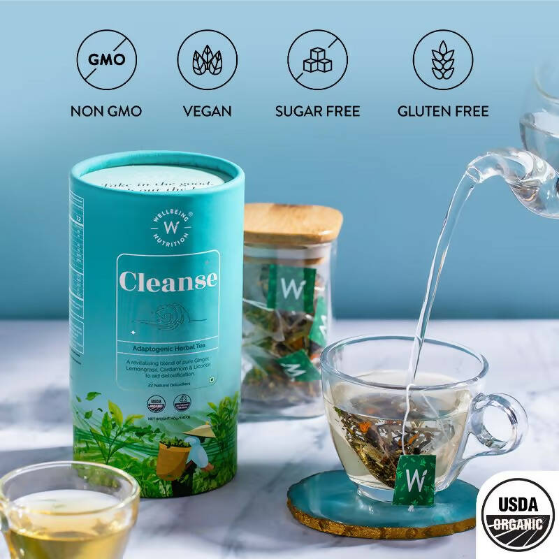 Wellbeing Nutrition Cleanse Herbal Tea Wellbeing Nutrition