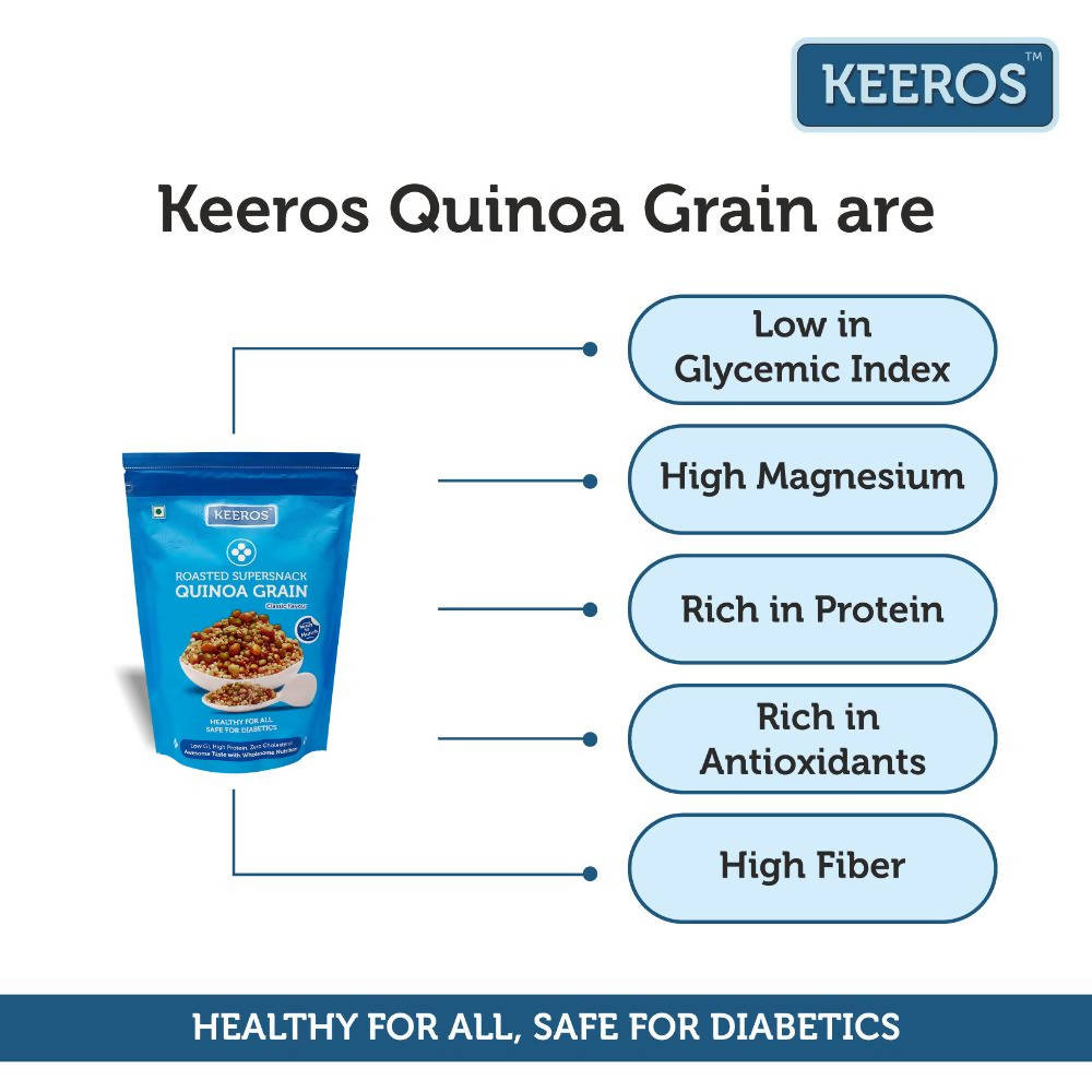 Keeros Quinoa Grain Super Snack (Sugar Free) Keeros