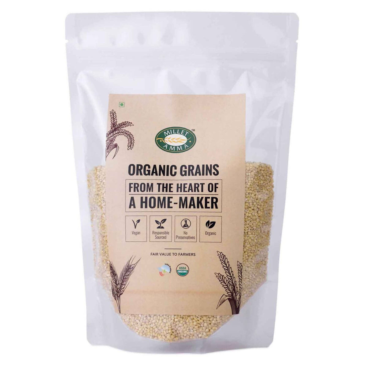Millet Amma Organic Proso Millet Grains - Safuron