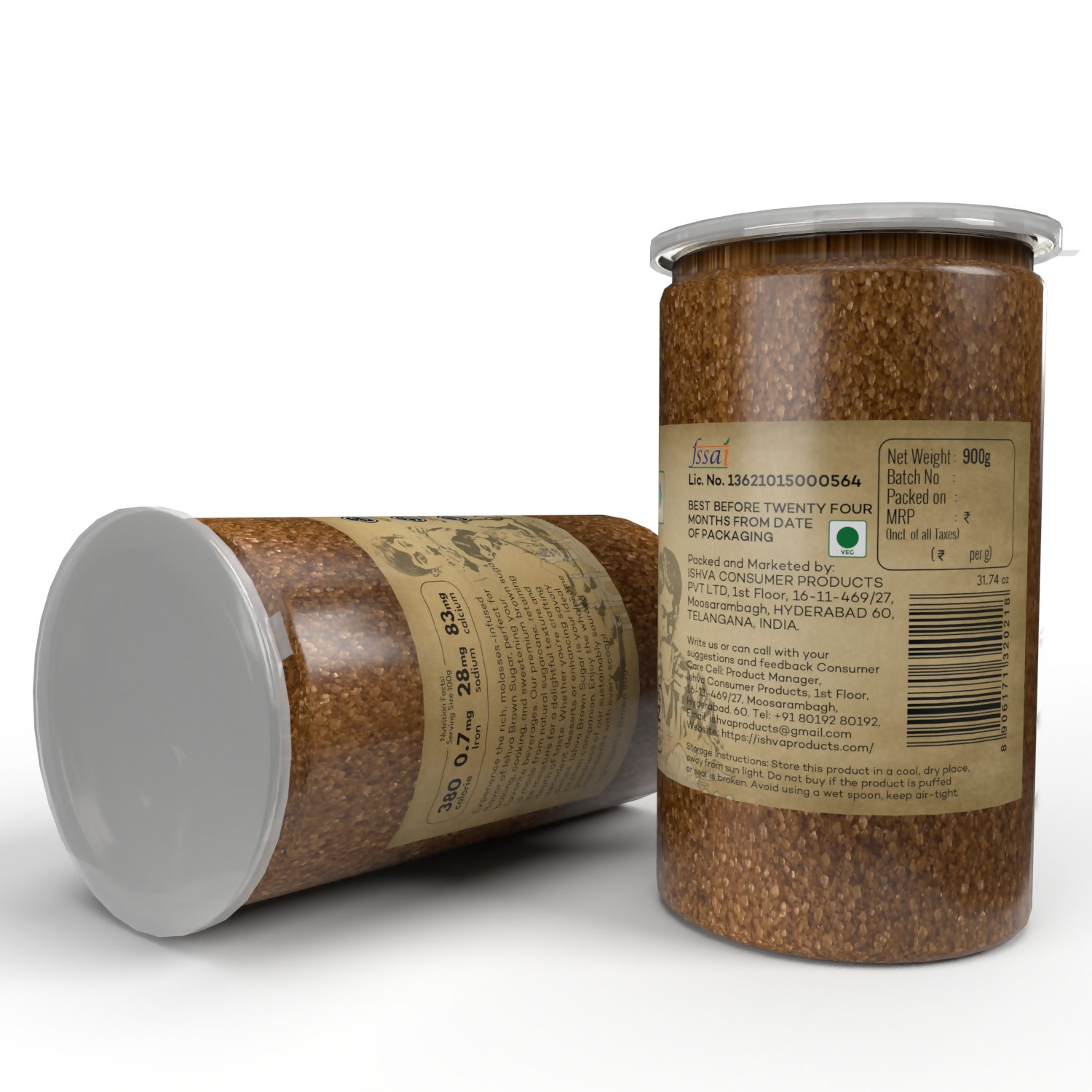 Ishva Raw Brownsugar Ishva