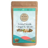 Satvi Wellness Fennel Ginger Ajwain Tea | Fennel Tea | Ginger Tea | Ajwain Tea | Herbal Tea Satvi Wellness