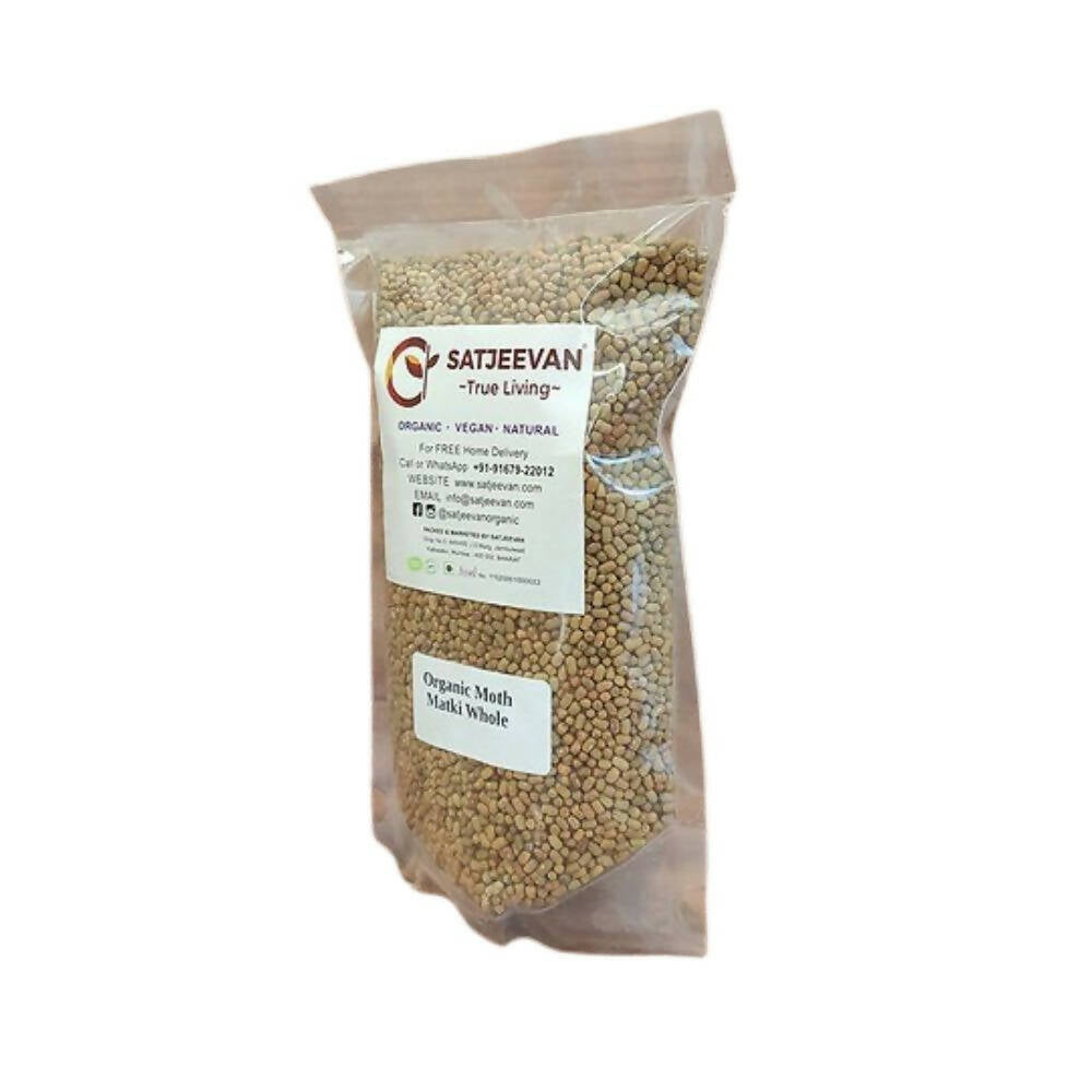 Satjeevan Organic Moth Matki Whole Satjeevan