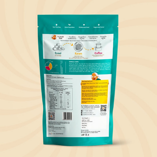 Sweet Karam Coffee Kerala Tapioca (Kappa) Chips Sweet Karam Coffee