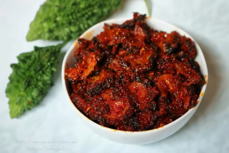 Tenali Ruchulu Kakarakaya Pickle - Dista