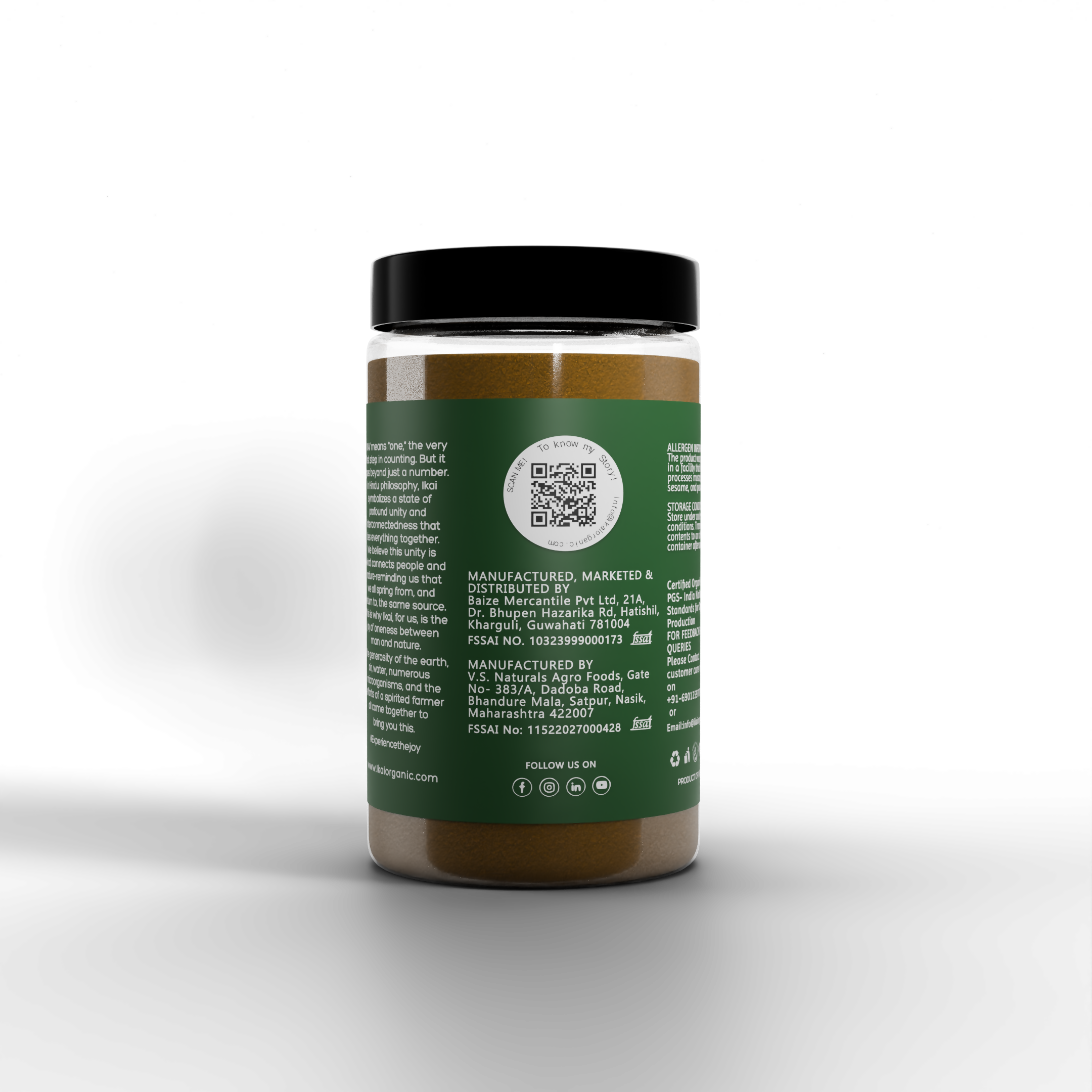 IKAI Organic Cumin Powder (Jeera Powder) IKAI