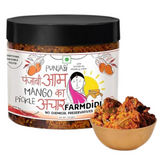 FarmDidi Punjabi Mango Pickle - Tangy & Salty - Safuron