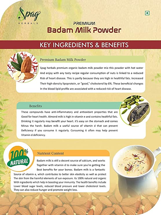 Spag Herbals Premium Instant Badam Milk Powder Spag Herbals