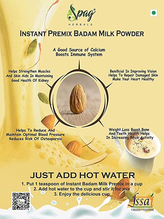 Spag Herbals Premium Instant Badam Milk Powder Spag Herbals