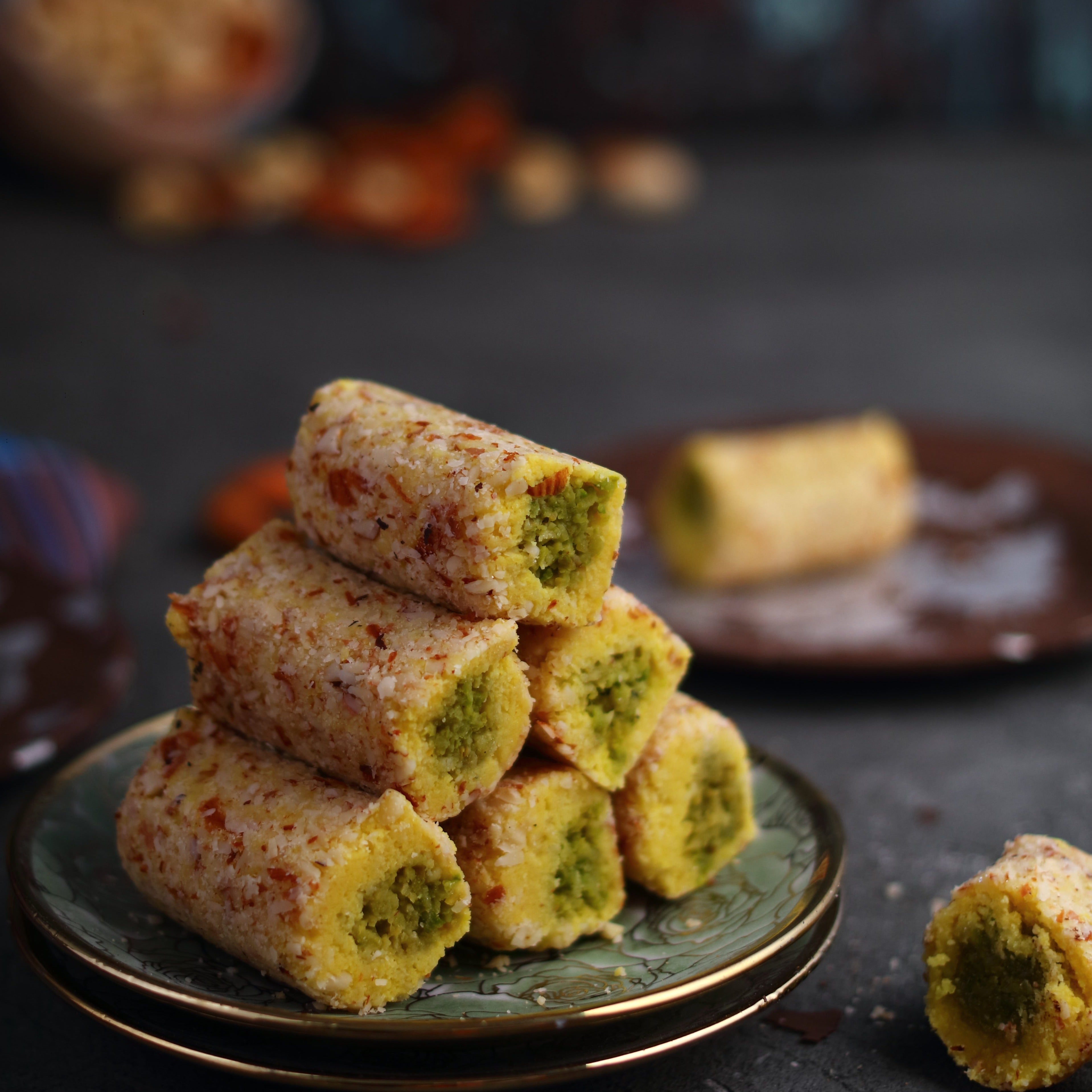 Almond House Badam Kesar Roll Almond House