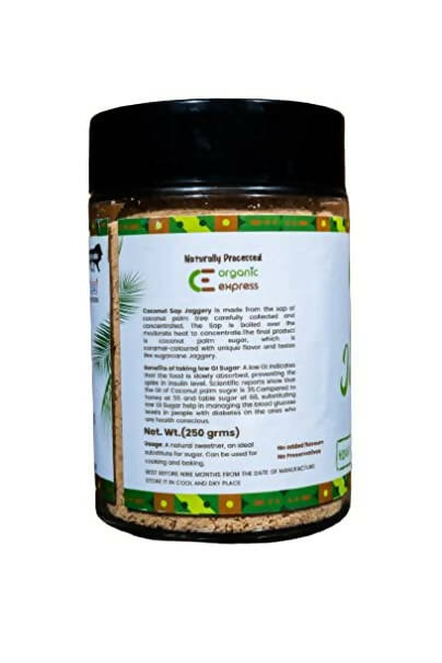 Organic Express Coconut Palm Neera (Sap) Jaggery Powder Organic Express