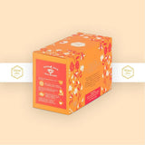 Mittal Teas Peach Chamomile Green Tea - Eco Friendly Bags Mittal Teas