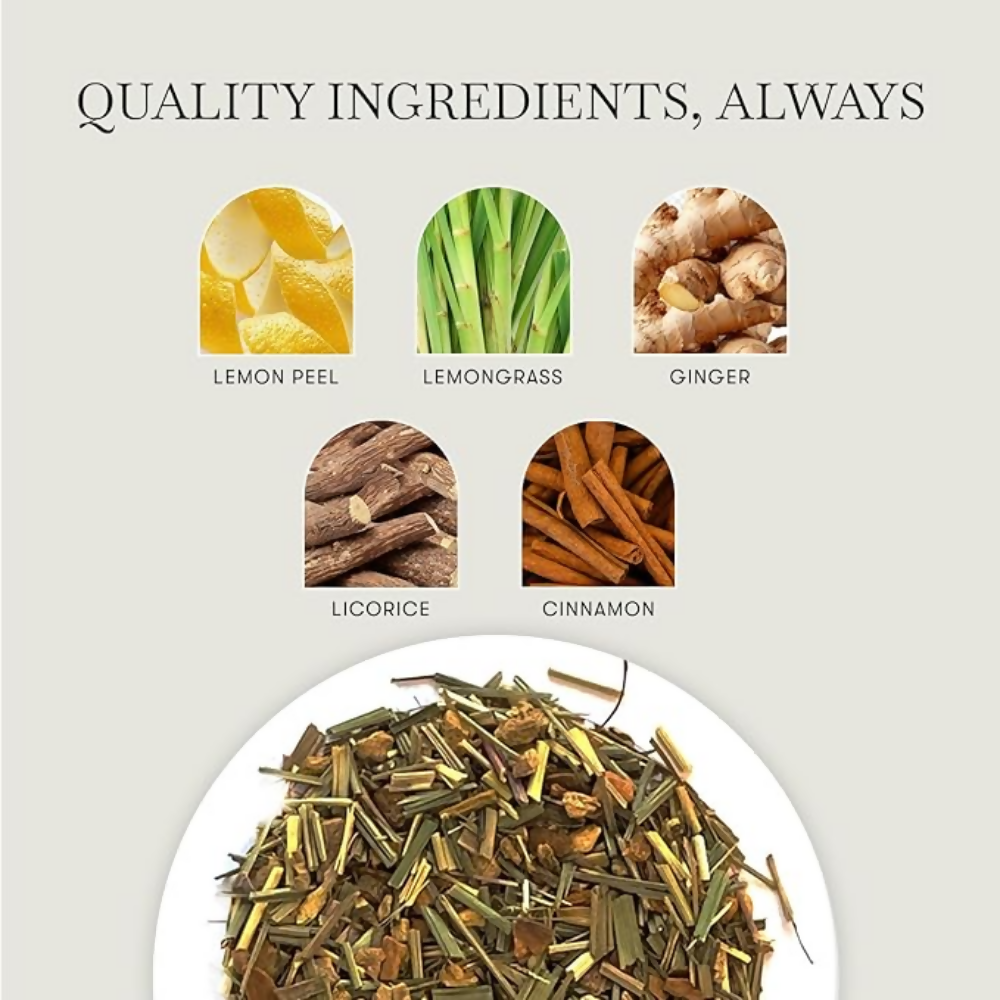 Luxmi Estates Lemon Ginger Herbal Tea Luxmi Estates