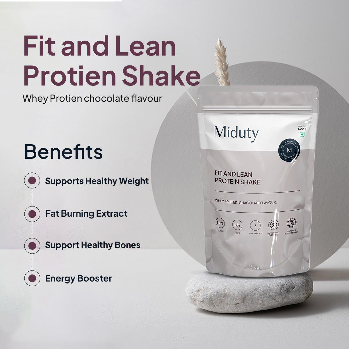 Miduty by Palak Notes Fit & Lean Protein Shake Palak Notes