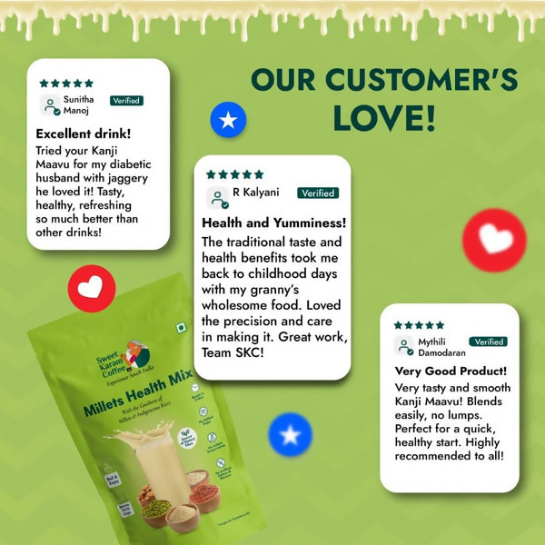 Sweet Karam Coffee Millets Health Milk Mix (Kanji Maavu) Sweet Karam Coffee