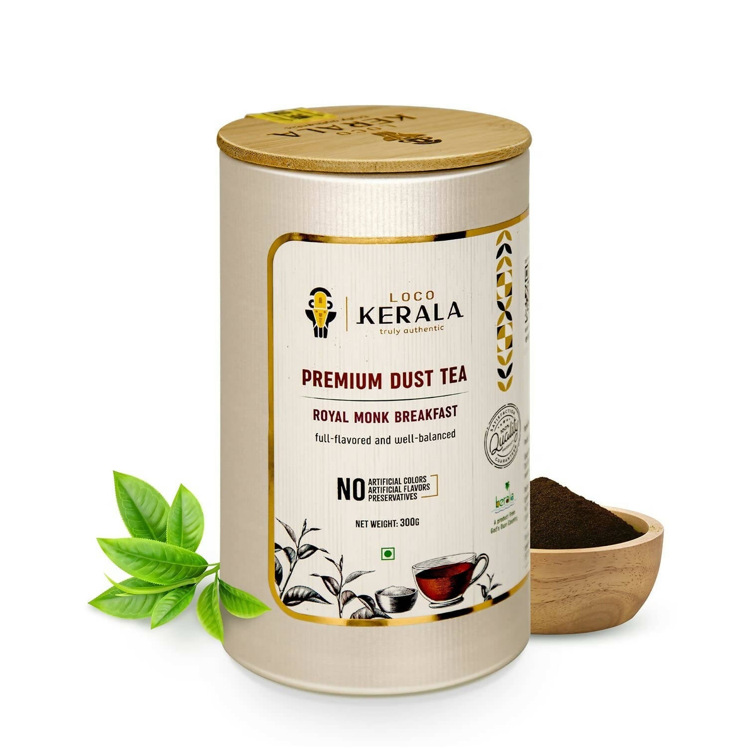 LocoKerala Royal Monk Breakfast Premium Dust Tea - Safuron