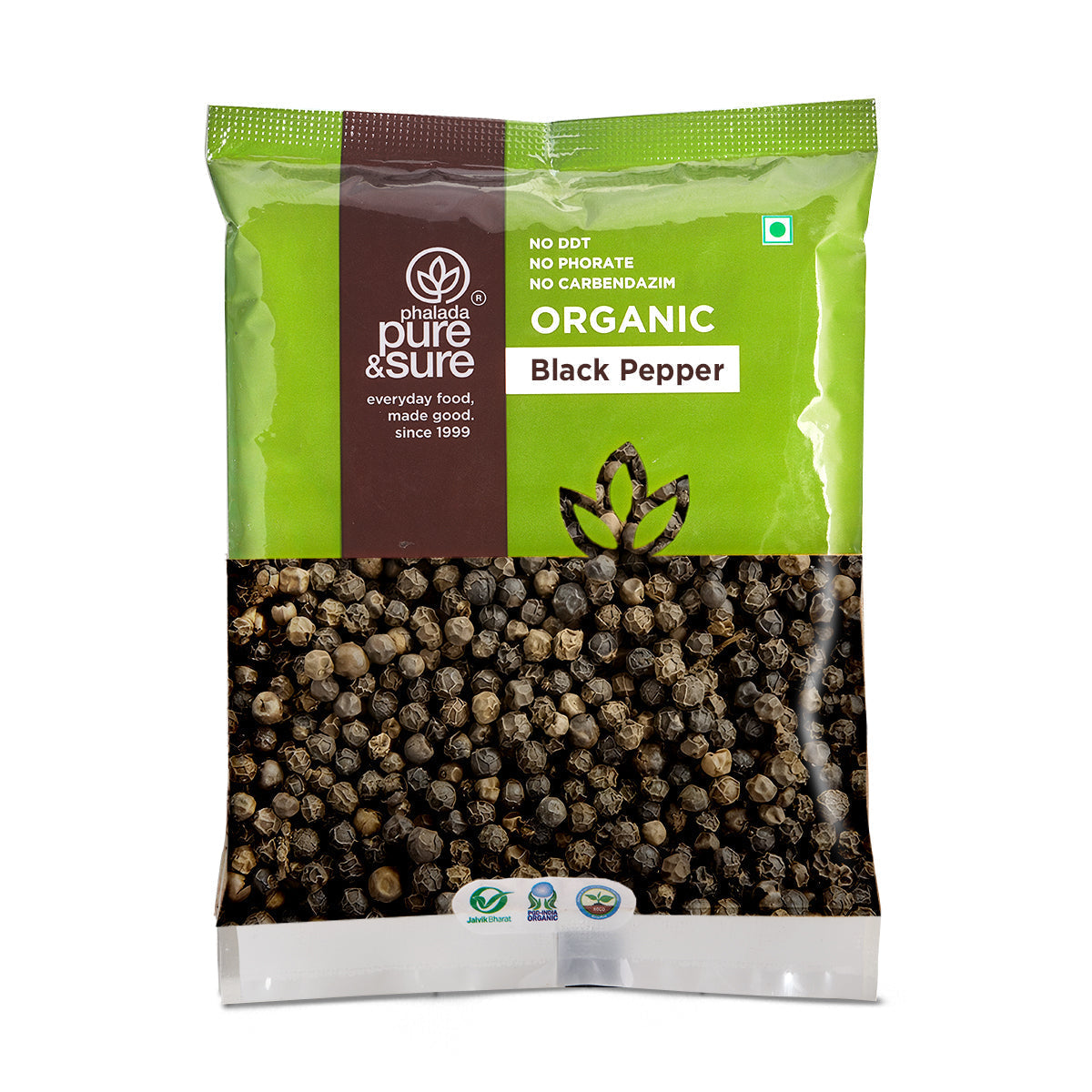 Pure & Sure Organic Black Pepper Whole - Safuron