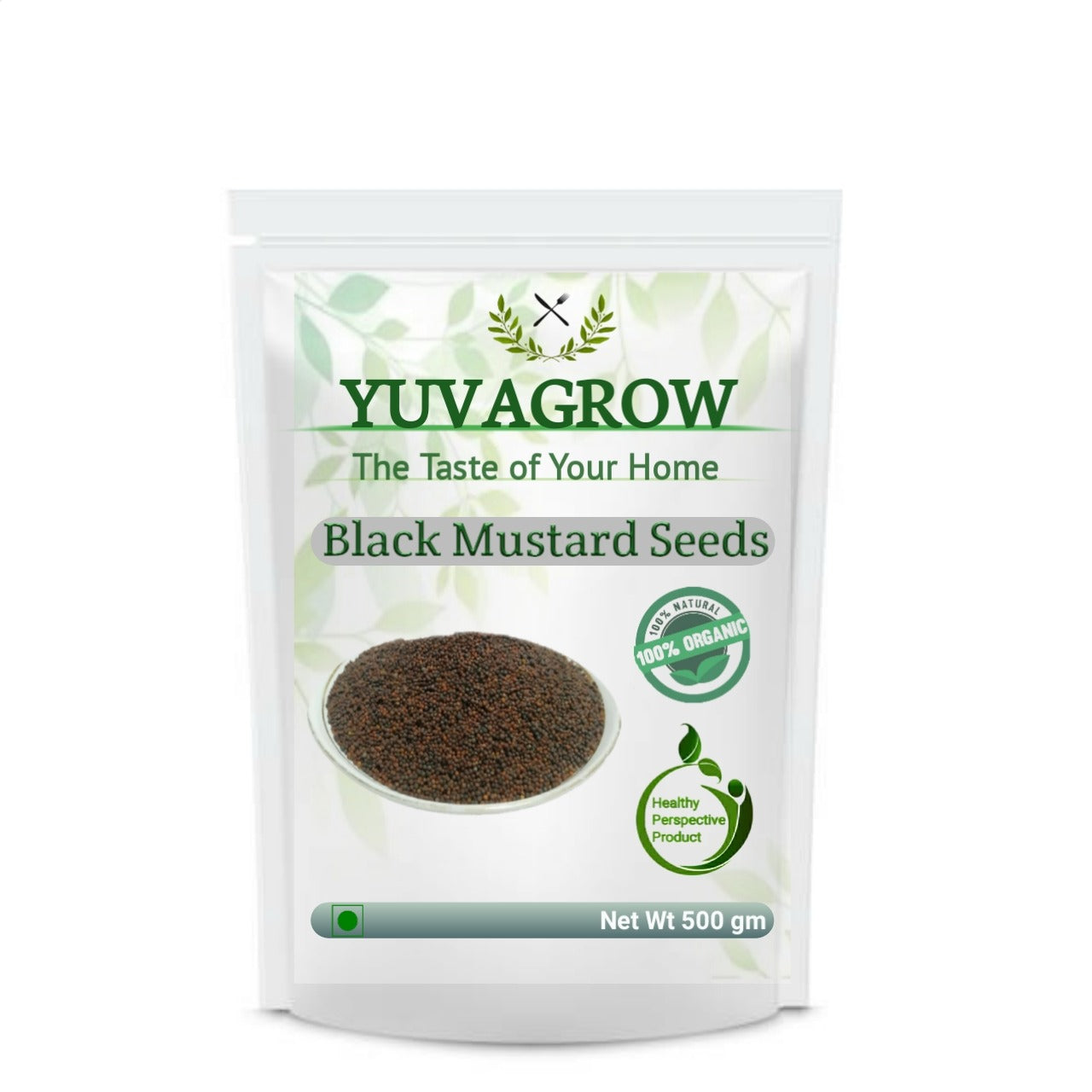 Yuvagrow Raw Black Mustard Seeds - Safuron