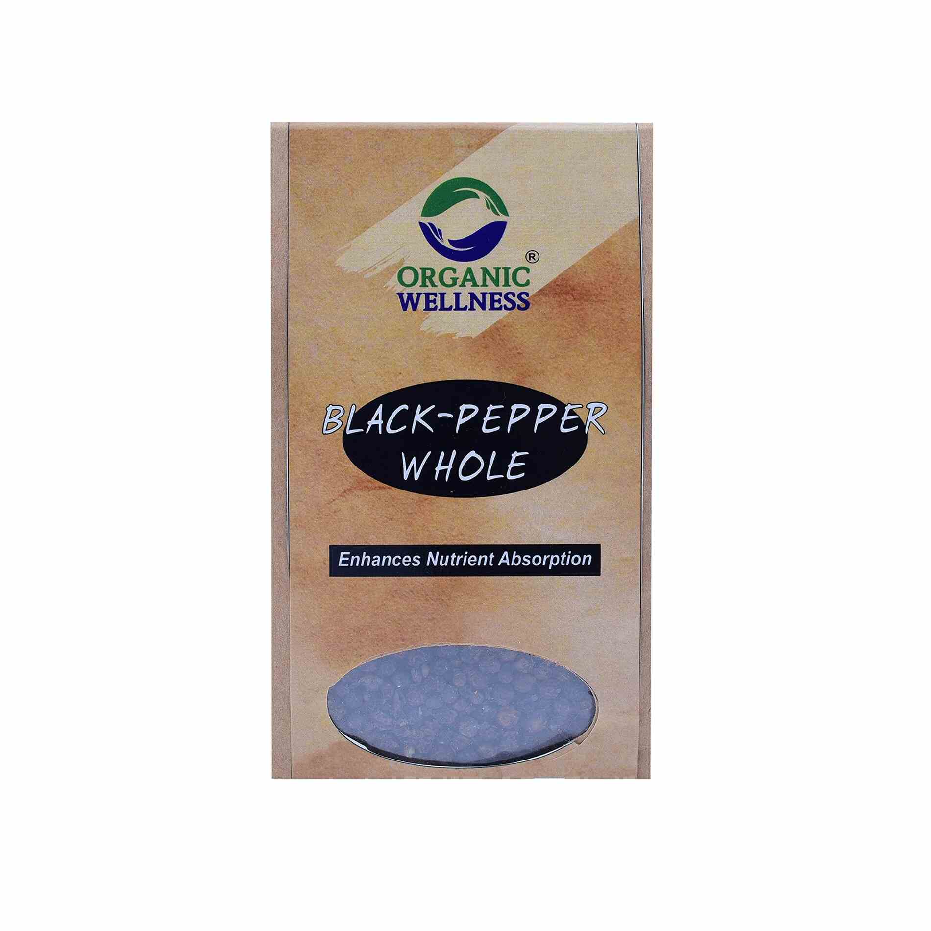 Organic Wellness Black Pepper Whole Organic Wellness