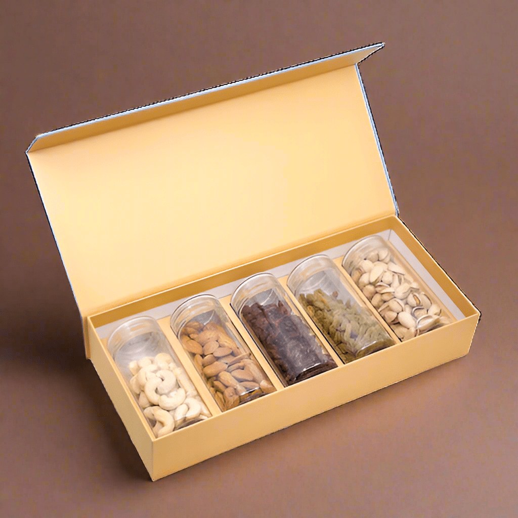 Shree Mithai Blue Titanium Dry Fruit Box - Safuron