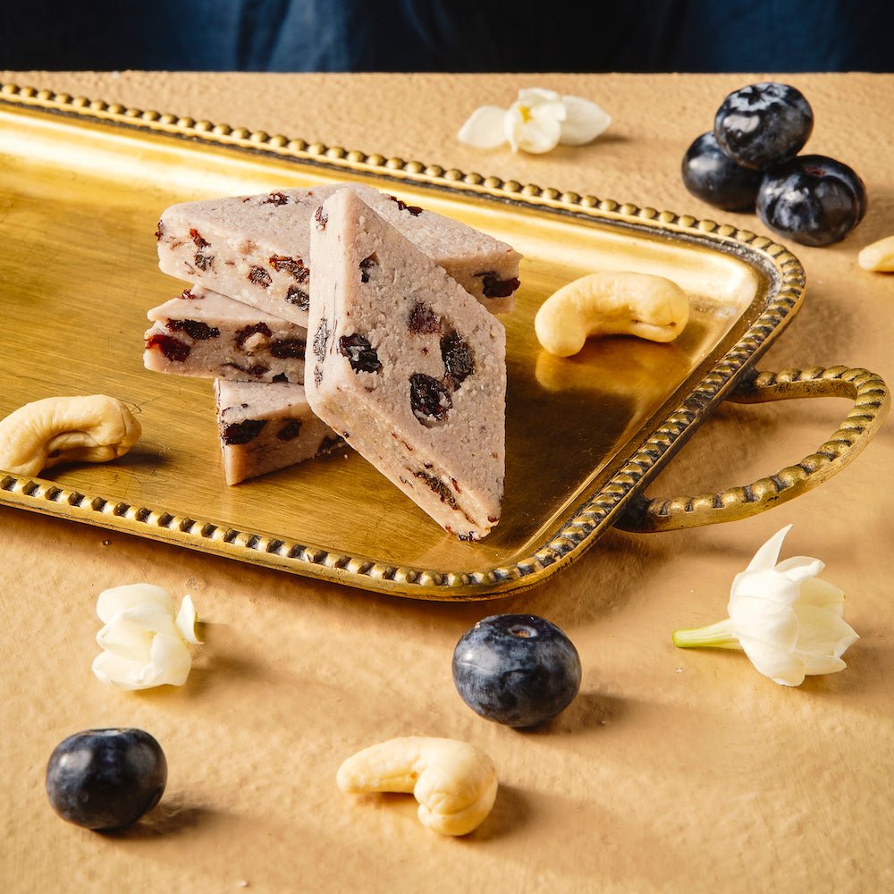 Shree Mithai Blueberry Kaju Katli - Safuron