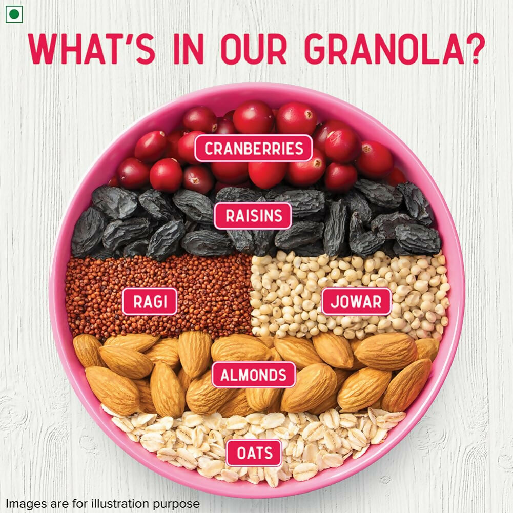 Tata Soulfull Millet Granola (Almonds & Cranberries) Tata Soulfull