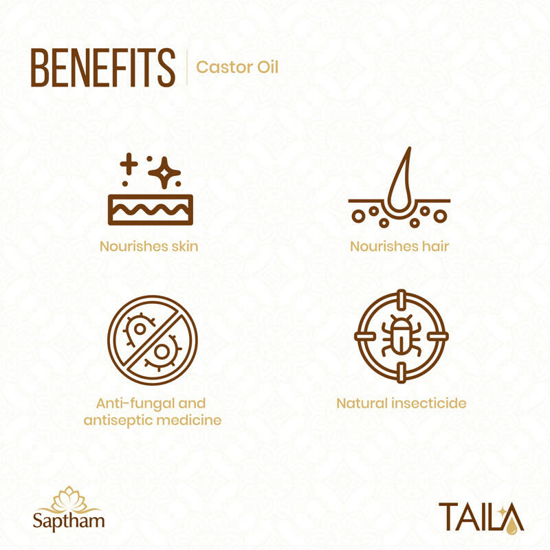 Saptham Taila 100% Natural Castor Oil Saptham