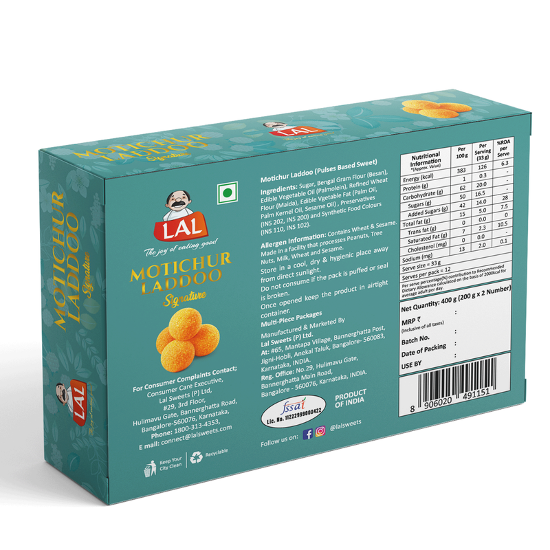 Lal Sweets Motichur Laddoo Lal Sweets