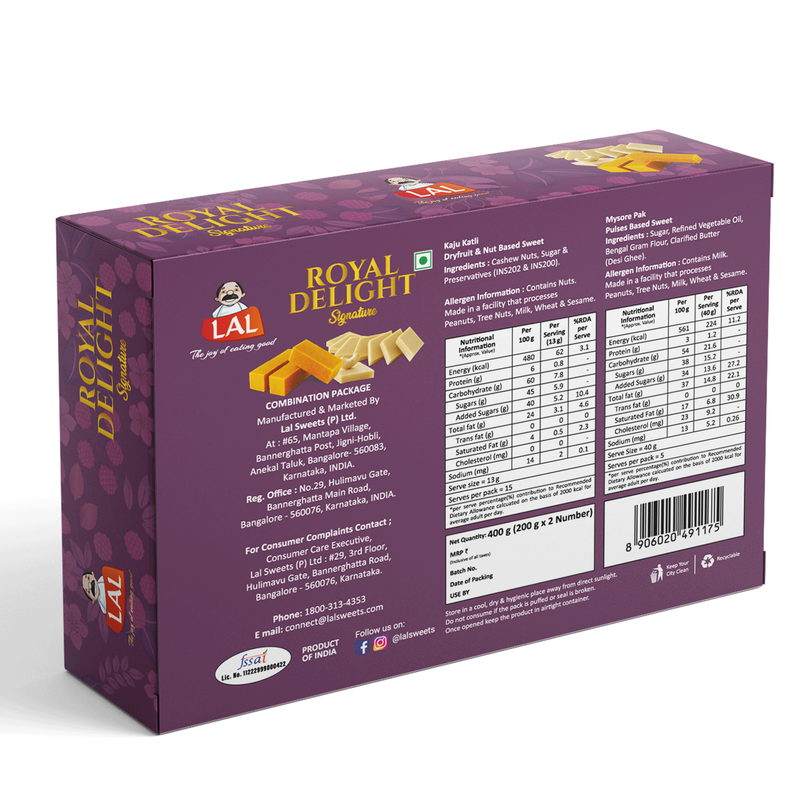 Lal Sweets Royal Delight Lal Sweets