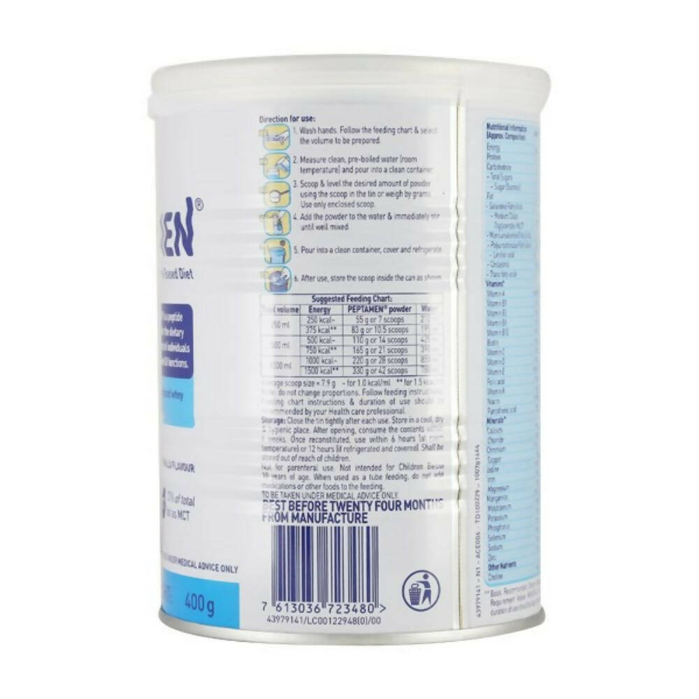 Nestle Peptamen Peptide Based Diet Powder - Whey Diet Powder for GI Function Nestle
