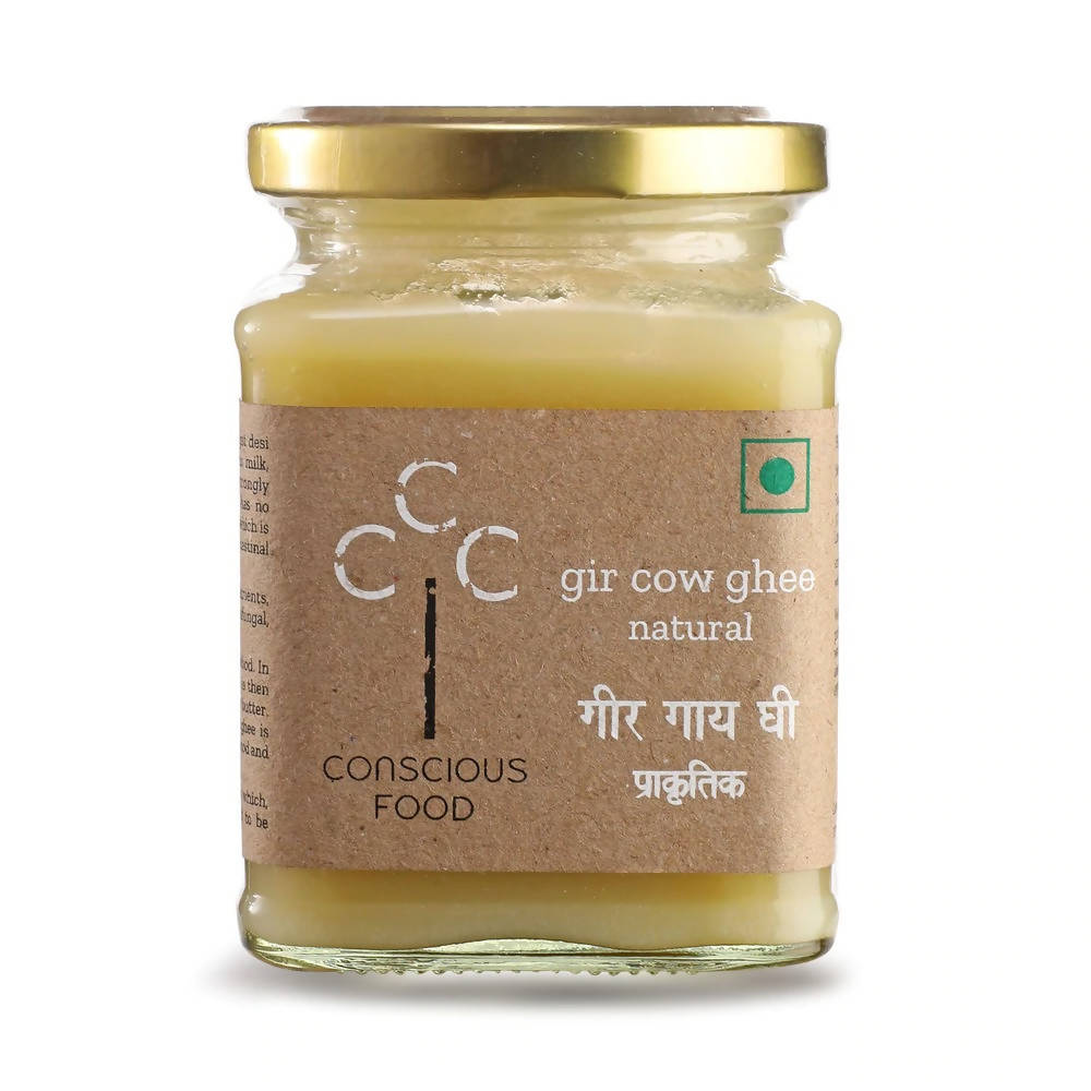 Conscious Food A2 Gir Cow Ghee (Bilona Preparation) | 100% Gir Cow Ghee | Homemade & Organic Ghee Conscious Food