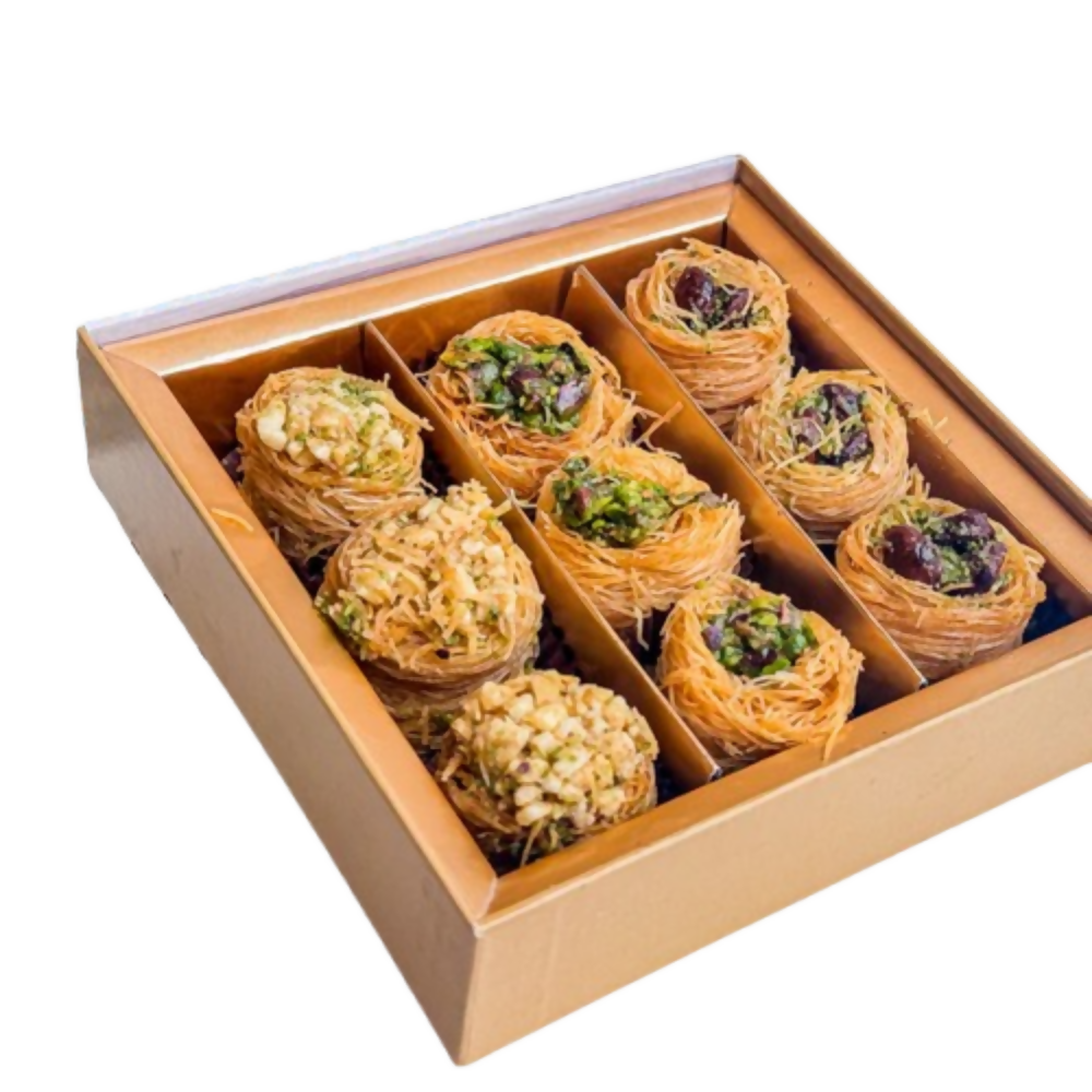 Gwalia Sweets Assorted Birdnest Baklawa Box - Safuron