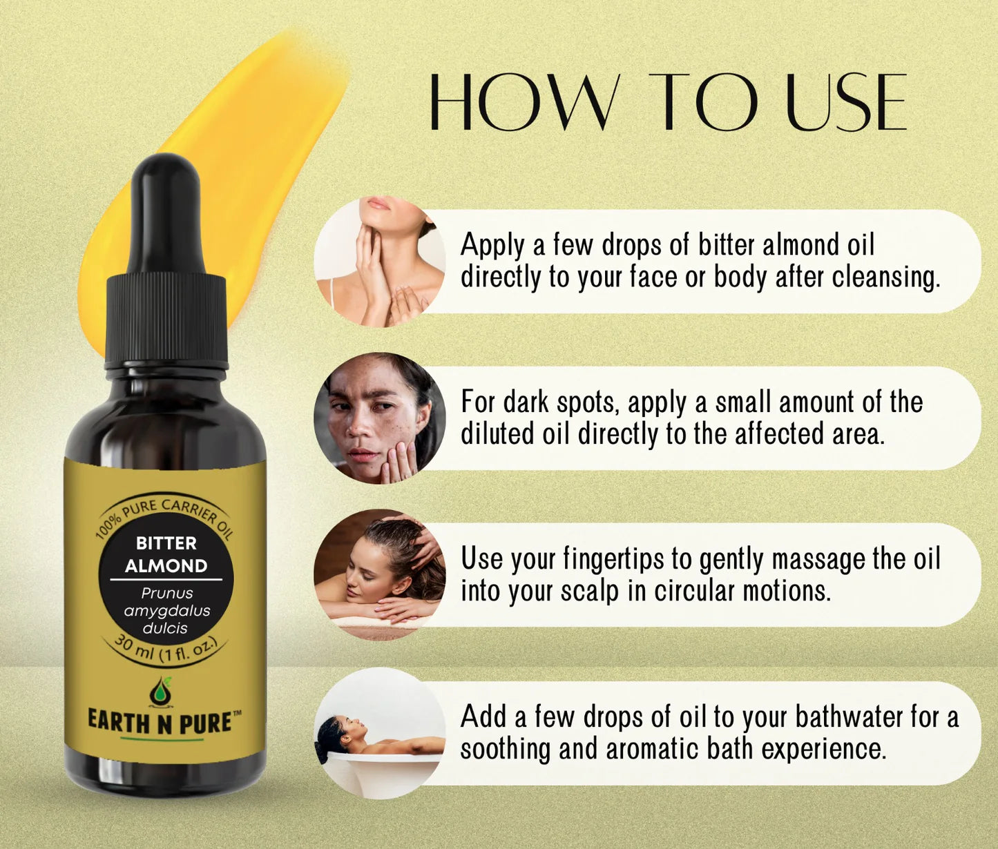 Earth N Pure Bitter Almond Oil Earth N Pure