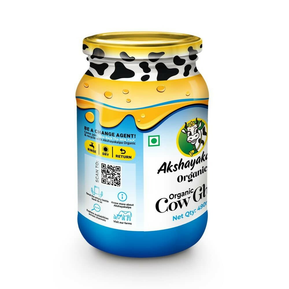 Akshayakalpa Organic Cow Ghee | Pure Organic Ghee | Certified Organic Desi Ghee Akshayakalpa