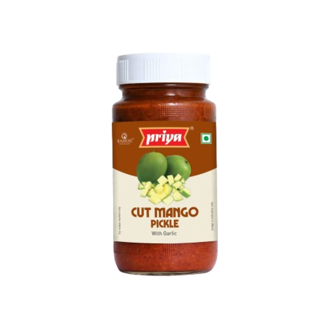 Priya Cut Mango Pickle with Garlic Priya