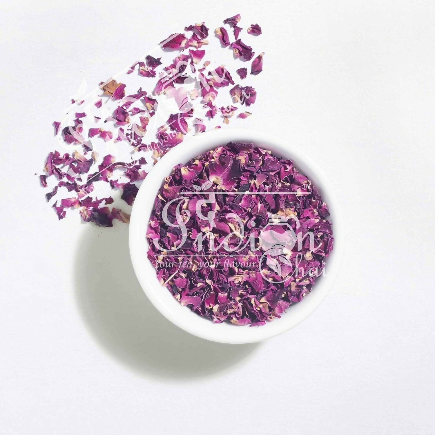 The Indian Chai - Rose Petals Sun Dried Tea The Indian Chai