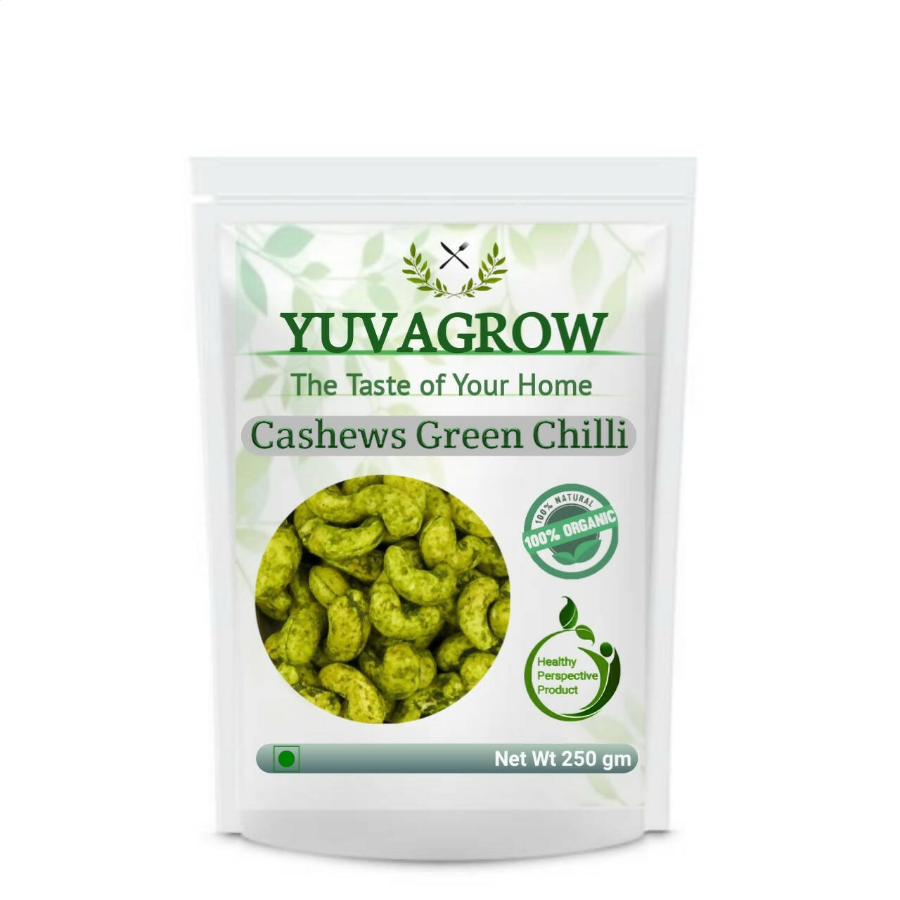 Yuvagrow Cashews Green Chilli - Safuron