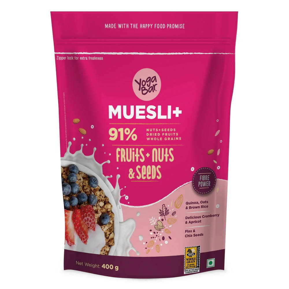 Yoga Bar Fruits, Nuts + Seeds Wholegrain Muesli Yoga Bar