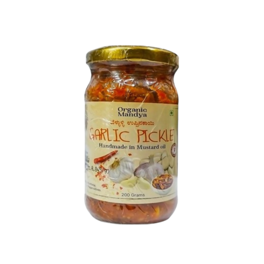 Organic Mandya Garlic Pickle - Safuron