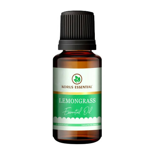 Korus Essential Lemongrass Essential Oil - Therapeutic Grade - Safuron