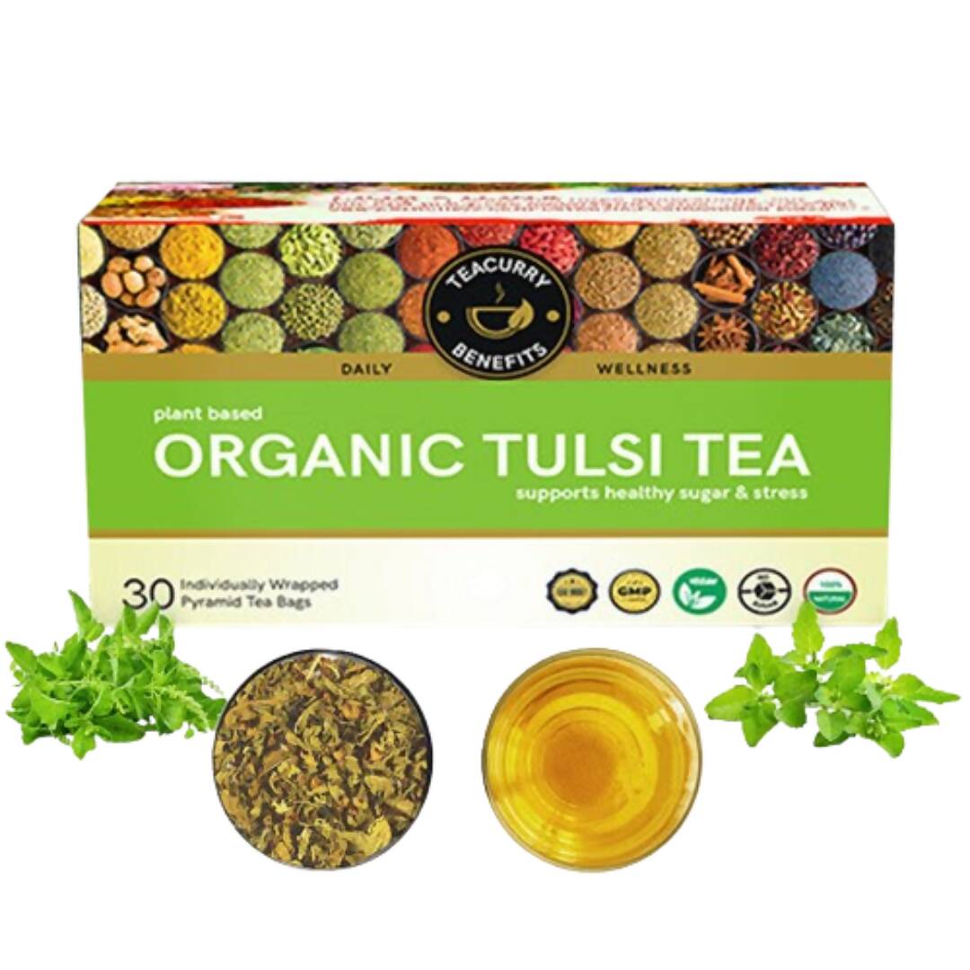 Teacurry Organic Tulsi Tea Bags Teacurry