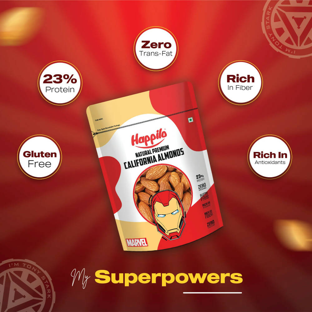 Happilo Marvel Iron Man Edition California Natural Almonds Happilo