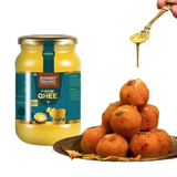 Jivamrit Organic A2 Cow Ghee Glass Bottle Jivamrit Organic