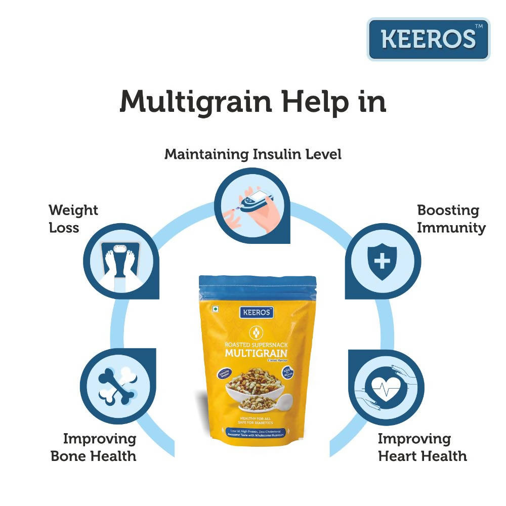 Keeros Multigrain Healthy Sugar Free Snacks Keeros