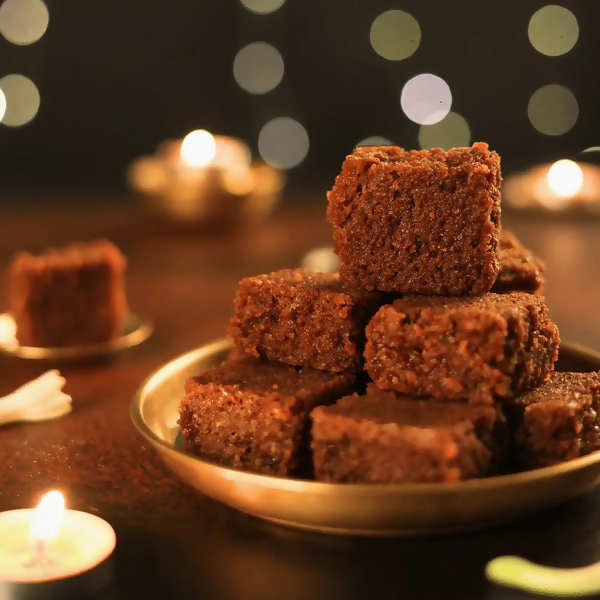 Sweet Karam Coffee Jaggery Coconut Burfi - Safuron