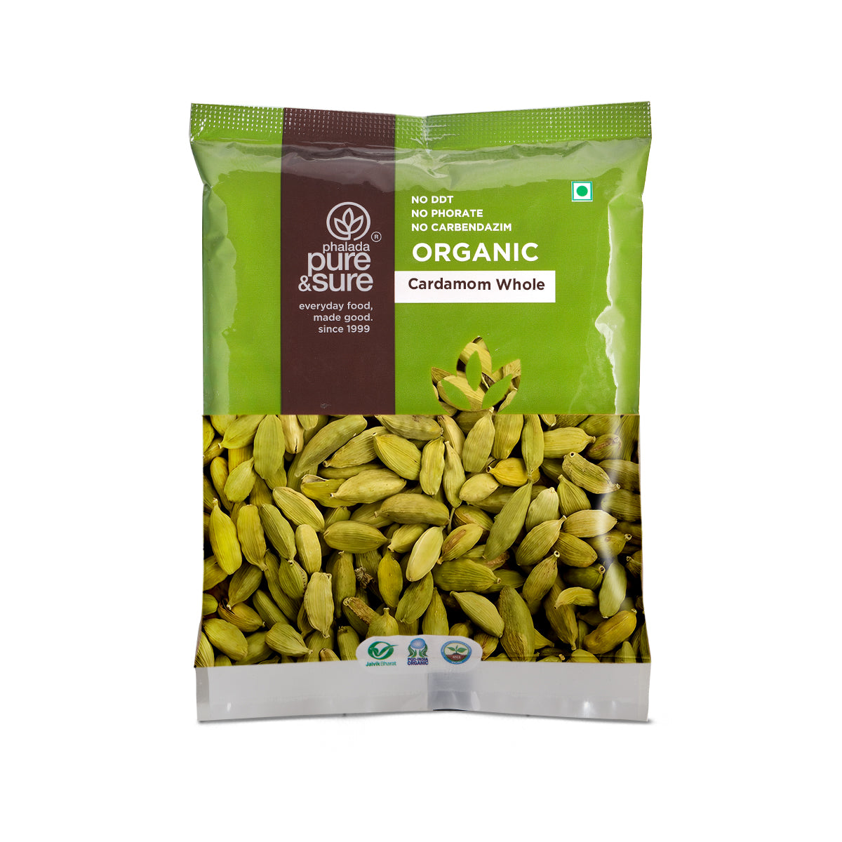Pure & Sure Organic Cardamom Whole - Safuron