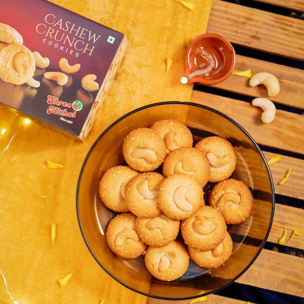 Shree Mithai Cashew Crunch Cookies - Safuron
